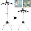 Steamer Stand, Garment Hanger for Steaming Clothes Drying Rack Fabric Steamer Ironing Steamer Bracket with Stand for Home