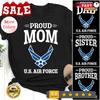 Stolze Air Force Mutter T-Shirt, Individuelle Air Force Familien T-Shirts, Stolze USAF Fami...