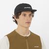 [Salomon] LOGO FLAT CAP LC2682900 Unisex DEEP BLACK/S/M