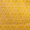 Nappe de table - Ethnique - Ronde - 180 cm - Anti tache - Jaune
