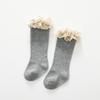 Knee High Length Cotton Socks Hollow Lace Design Princess Socks Knee High Socks  For Infant
