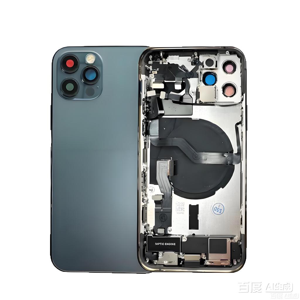 For XR/11/12/13/14/15/16 Pro Max/Plus/Mini Models Phone Back Cover Assembly Cover Housing Middle Frame Glass Material Model