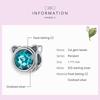BAMOER Cute Cat Gem Bead 925 Sterling Silver Prívesok so vzorom kryštálovej hviezdy pre originálny náramok na náramok pre domácich majstrov
