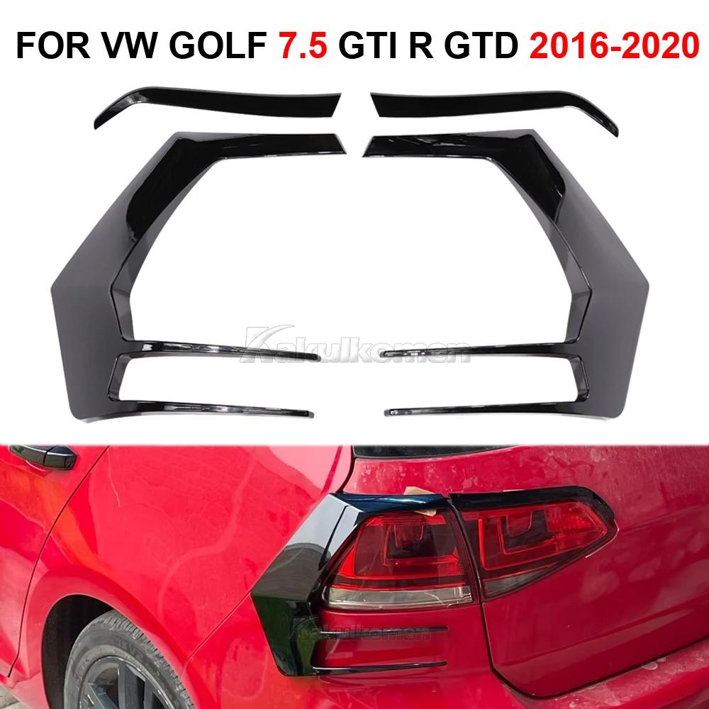 1 pár rozdělovač zadního nárazníku canard pro VW Golf 7 7.5 MK7 MK7.5 GTI R GTD R400 2012- spoiler zadního světla brzdové světlo lišta