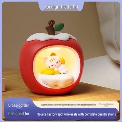 Cute Apple Night Light: Creative Gift for Birthday & Christmas