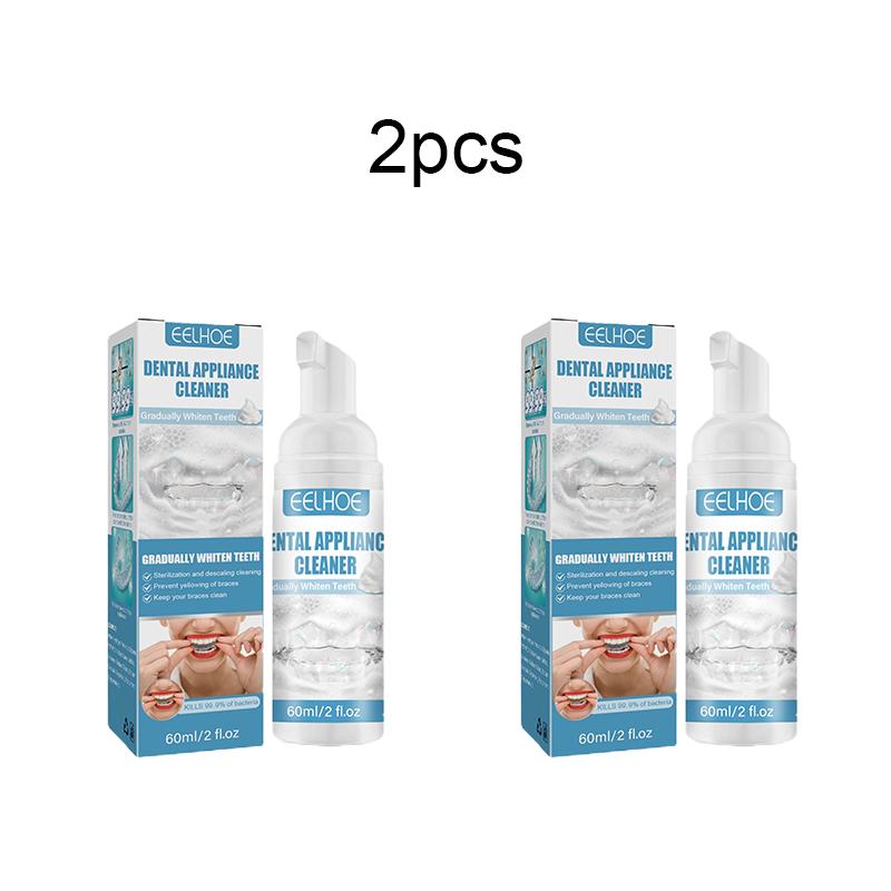 

EELHOE Orthodontic Foam Cleaner Піна для чищення брекетів Видаляє плями на брекетах Очищення Догляд 120ml