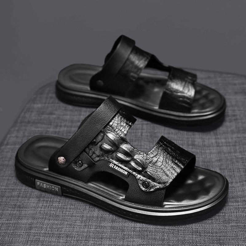Sandals men's spring new versatile casual retro sandals high value outdoor non-slip wear-resistant versatile men's slippers
