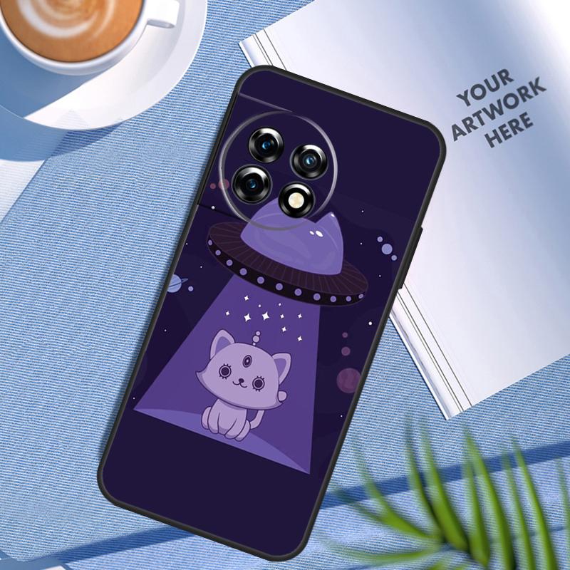 UFO Alien Cat universe Case For OnePlus Nord CE 5 3 4 Lite N20 N30 OnePlus 15 13 12 11 8 9 10 Pro 10T 13R 13T Cover