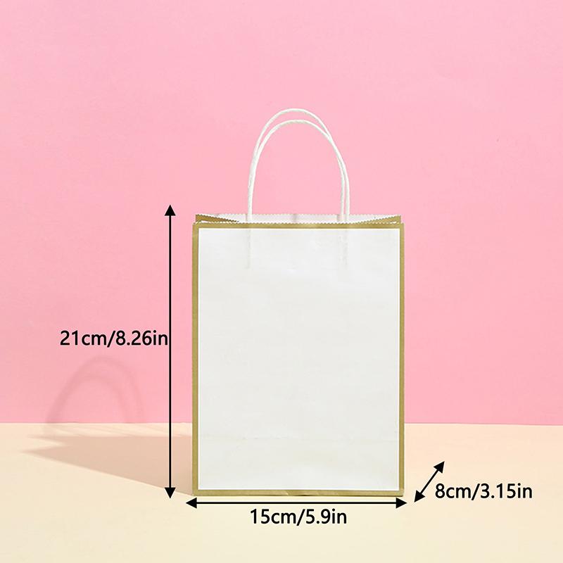 1 szt. Torba na prezent na przyjęcie świąteczne Boże Narodzenie Walentynki Prezent ślubny Papierowa torba Urodzinowa torba do pakowania prezentów