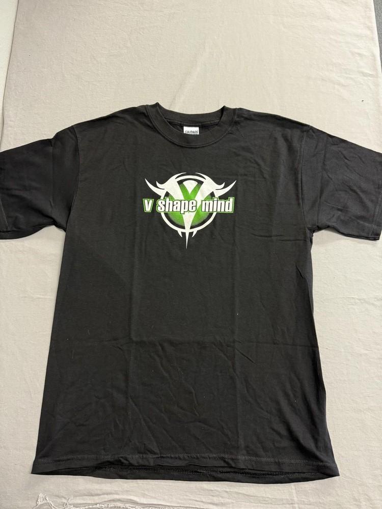 VTG V Shape Mind Band T-shirt Monsers Album Promo Tee L Unisex T-Shirt XXXL