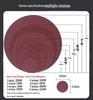3-inch Self-Adhesive Sandpaper Discs, Flocked for Woodworking and Drill Polishing, 75mm