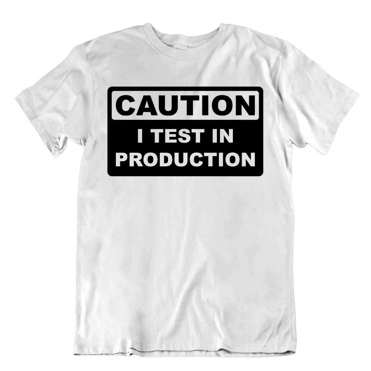 Caution Tshirt Programmer T-Shirt Science Teacher College Tee Wordplay Shirt 4XL
