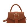 Textured Retro Fashion Handbag Women's 2025 New Casual and Beautiful Simple Shoulder Messenger Small Square Bag