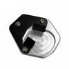 A28G-Motorcycles Accessories Foot Side Stand Enlarger Plate Pad Kickstand Extension For Moto Guzzi Stelvio 2024 2025-