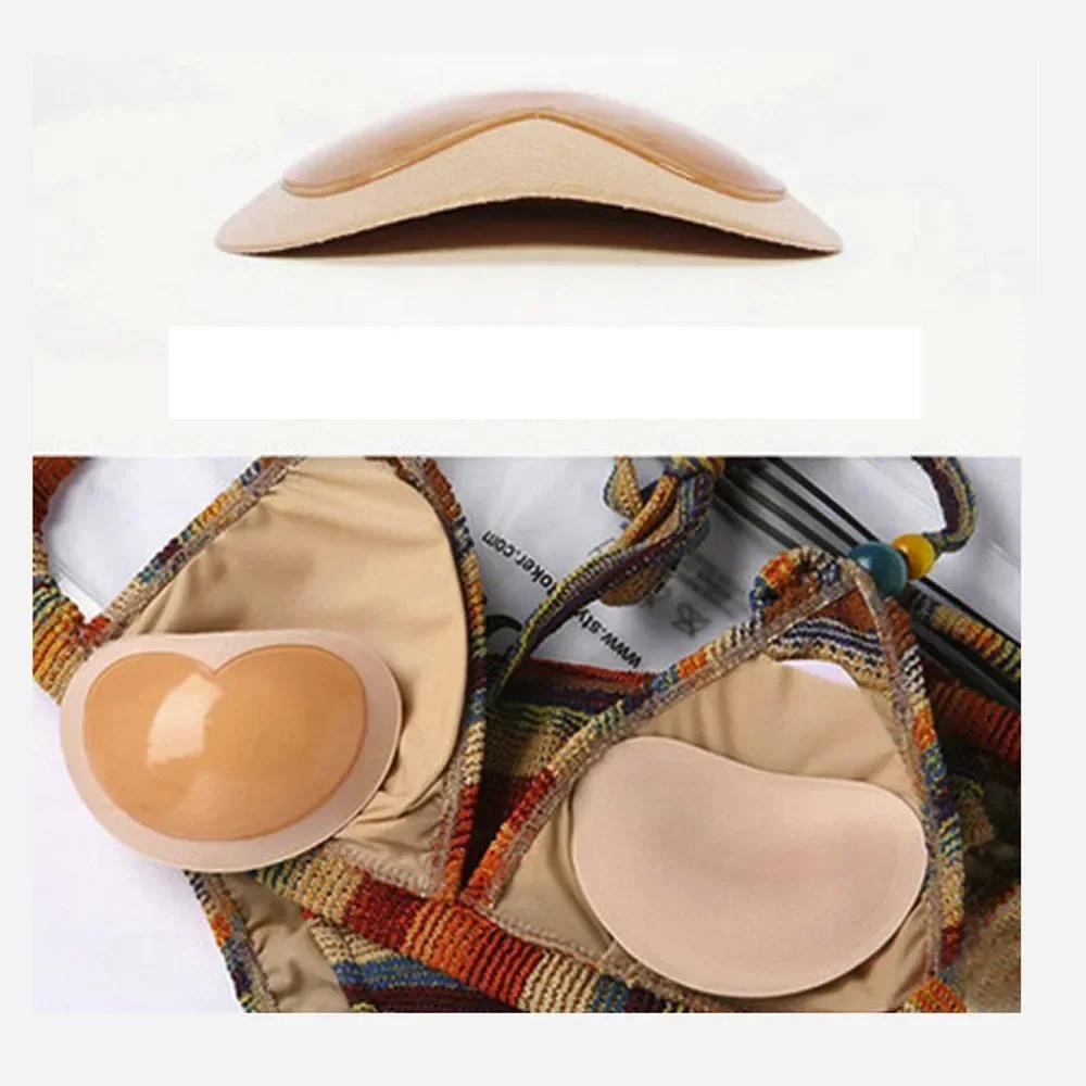 1Pair Women Thicker Breathable Sponge Bra Pad Push Up Padded Bikinis Swimsuit Women Swimwear Bikini Chest Pad Bikini Set bikini