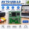 Analogově-digitální převodník s nízkou latencí CVBS na USB Video adaptér CVBS Potřeby pro kamery