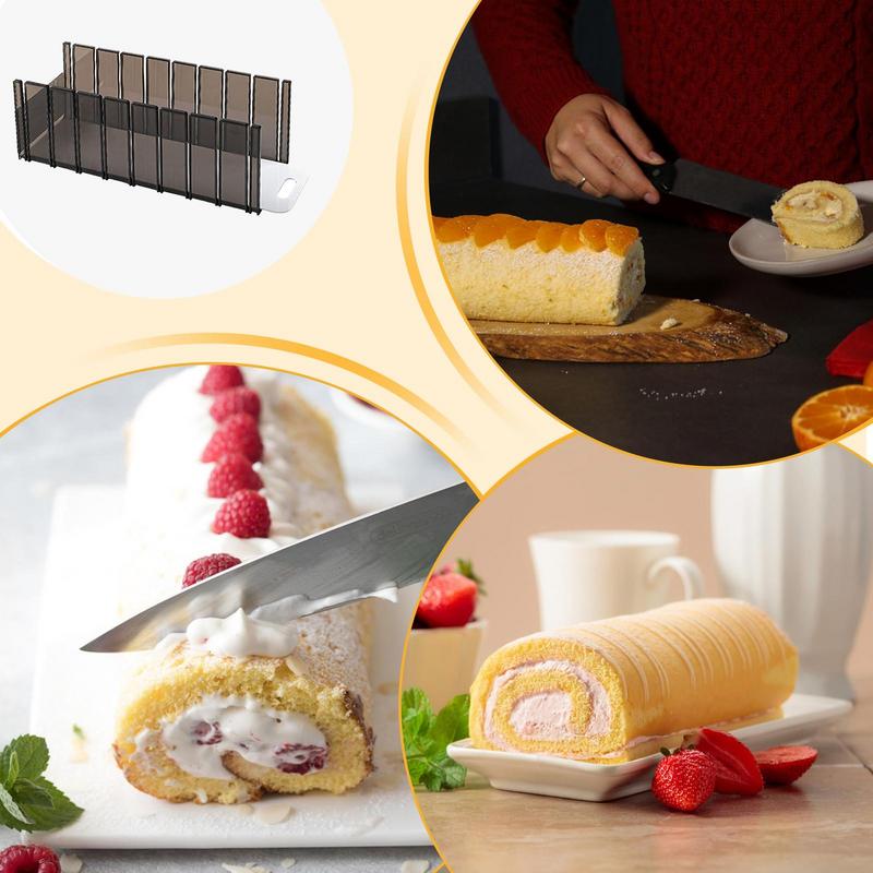 Vykrajovátko na těsto pro pečení Unikátní nástroj na vykrajování těsta Kráječ Vodič tloušťky S podložkou Potravinářský Profesionální pekařský nástroj Dort
