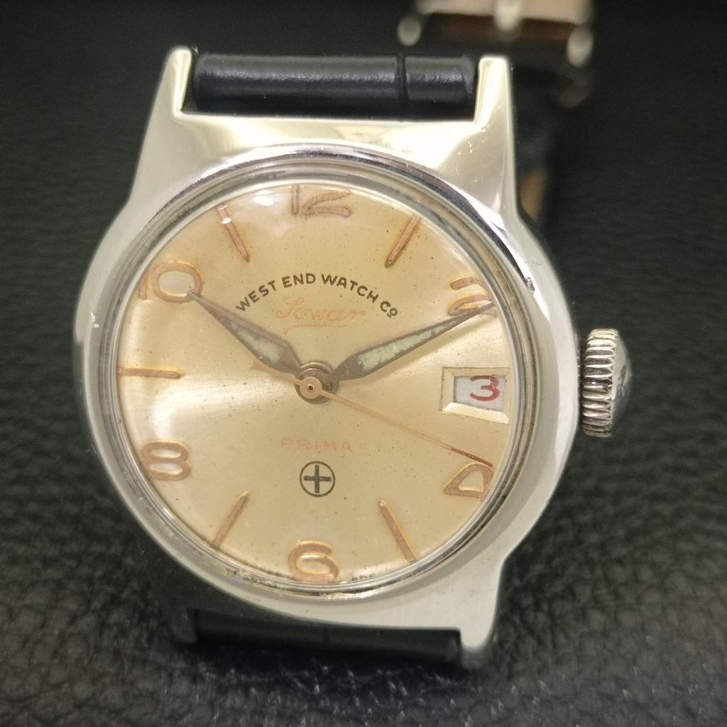 Vintage West End Watch Co. Handaufzugsuhr Swiss Boy mit Originalzifferblatt a703030-1