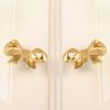 Simple Metal Cabinet Knob Drawer Pulls Bowknot Shape Furniture Decorative Handle for Kitchen Cupboard Wardrobe