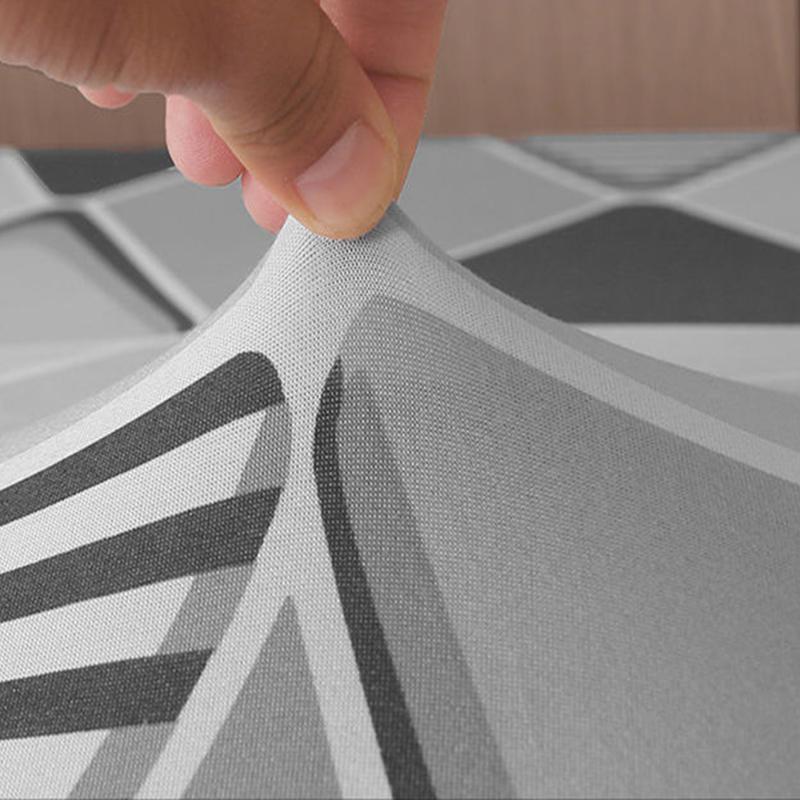 Geometry Printing Sofa Bed Cover High Elasticity Thin Armless Sofa Cover Full Coverage Sofa Covers