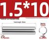 304 Stainless Steel Slotted Spring Pin, Cylindrical Shaft Pin, Locating and Hollow Pin (M5-M12)