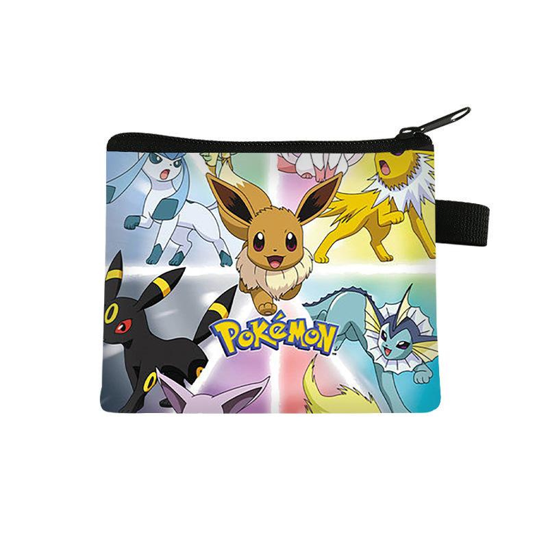 Pikachu children's coin purse, storage mini bag, cartoon portable key card bag