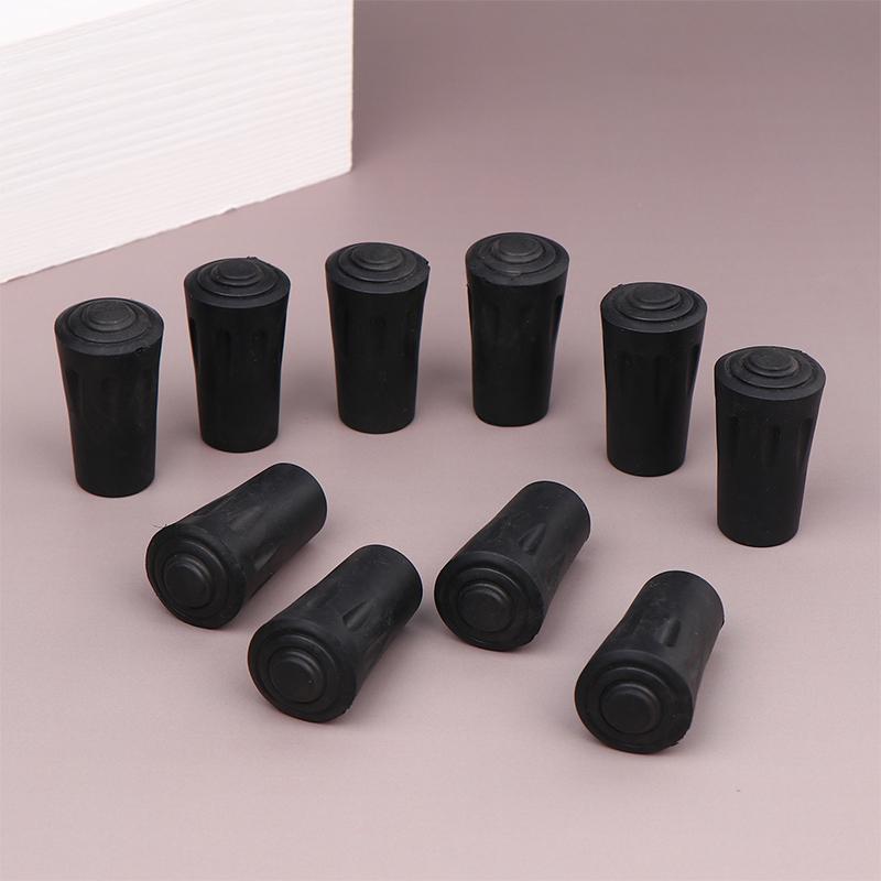 10/20Pcs Trekking Sticks Protector Cap Tip Non-Slip Hiking Stick Replacement Tips Buffer Lightweight For Climbing Hiking