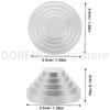 45 RPM Turntable Adapter Shock Absorber Pressure Stabilizer 7 Inch EP Record Turntable Phonograph Vinyl Record Center Adapter