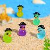 10/20pcs Mini Resin Duck Figures Tiny Pirate Ducks Figurine Miniature Animals Ornaments for DIY Fairy Garden Glass Container