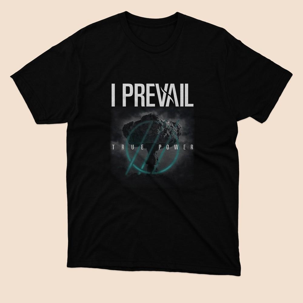 True Power - I Prevail Классическая футболка с логотипом Black S-5XL Унисекс XXXL