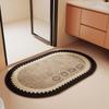 Absorbent Bathroom Rug Non-Slip Diatoms Floor Mat Cartoon Animal Pattern Carpet Toilet Area Rugs Quick-Drying Home Decor Mats