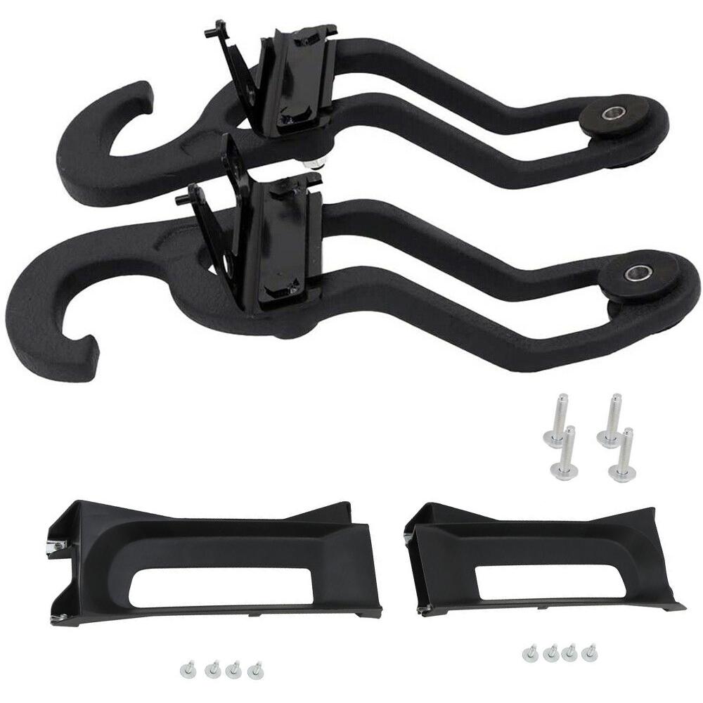 2PCS Front Tow Hooks Heavy Duty For Dodge Ram 1500 2009-2019 68196982AA Towing Trailer Hitch Receiver