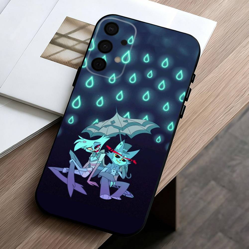 A-Angel D-DustS H-Hazbin H-Hotel   Phone Case For Samsung Galaxy A73,A72,A71,A70,A53,A52,A51,Soft Silicone Black Cover