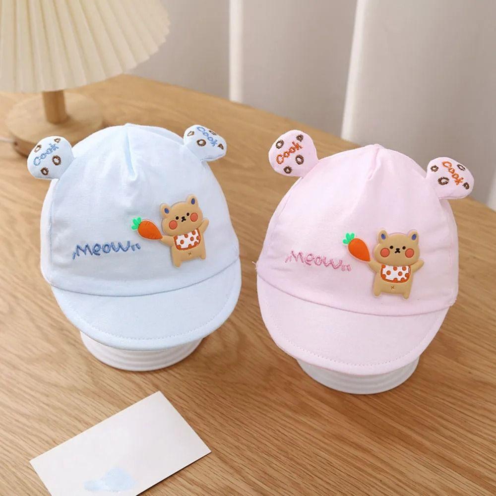 

Cotton Baby Hat Soft Sun Hat Fashion Baseball Cap Newborn