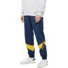 adidas Pantaloni da jogging Originals con strisce a trifoglio e polsini a contrasto da uomo fondo blu navy HF9227