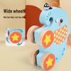 Wooden Animal Baby Walker & Pull Toy for Infants and Toddlers