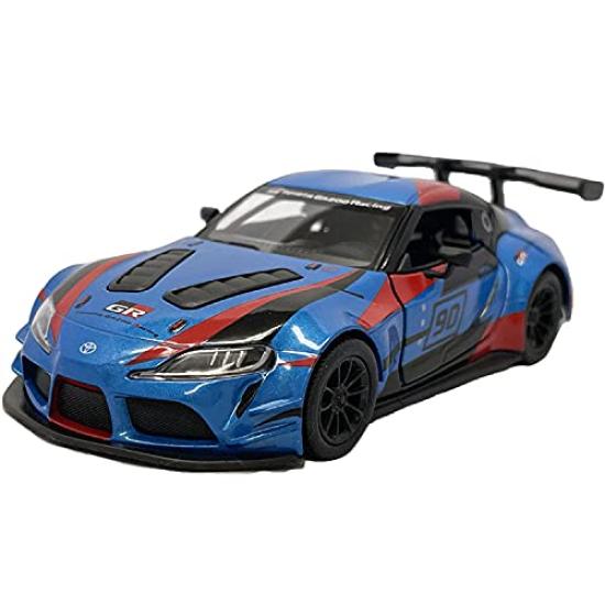 

Kinsmart Toyota GR Supra Racing Concept Инерционная литая модель автомобиля 1/36 (синий) синий
