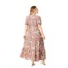 Summer Women's Dress Plus Size Bohemian Printed Loose Dresses