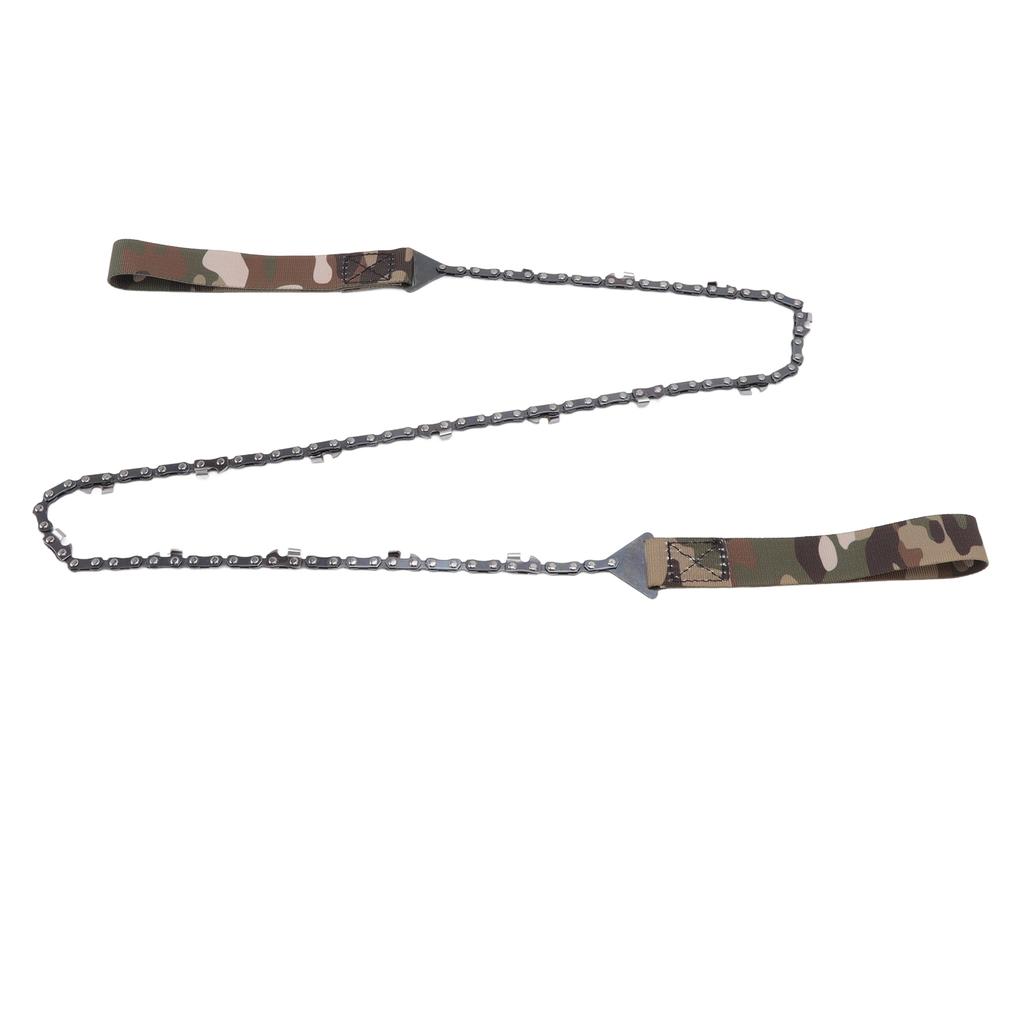 Portable Pocket Chainsaw 36 Inch Thin Teeth Hand Pulled Saw Manual Pruning Chainsaw for Outdoor