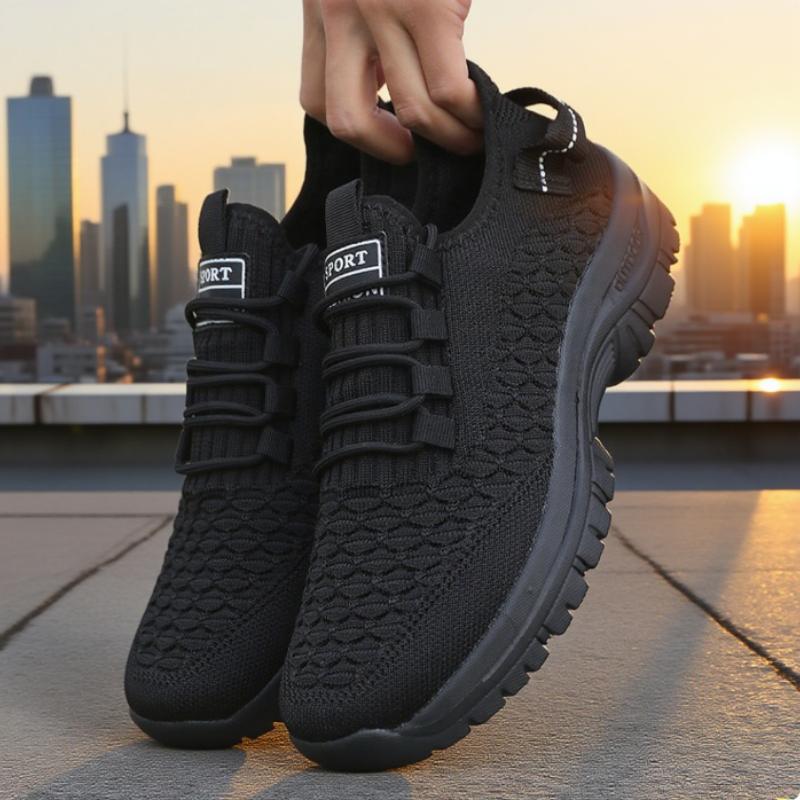 

Popular Men s Running Shoes Breathable Mesh Lightweight Sports Sneakers Comfortable Casual Walking Shoes Zapatillas De Deporte 36