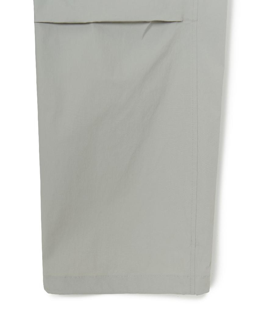 Emelbi Gorpcore Cotton Touch Parachute Cargo Wide Pants Ny (L.Grey)