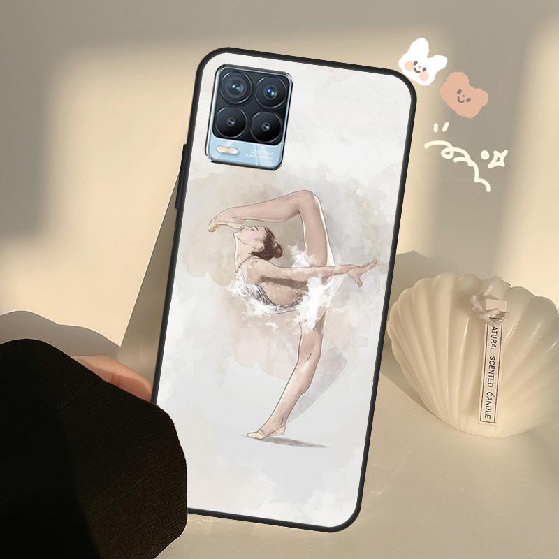Gymnastik Ölgemälde Für Realme 8 9 Pro Plus GT Neo 2 GT Master 9i 8i Handyhülle Für OnePlus 9 10 Pro 9R Nord2