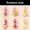 Whimsical Fruit Themed Keyring Decorative Charm For Backpacks Luggage Keys Trendy Accessory Gift