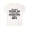 European Sizes  Trendy Men'S Short-Sleeve T-Shirt Featuring a Humorous Family Quote, Designed with Digital Prints