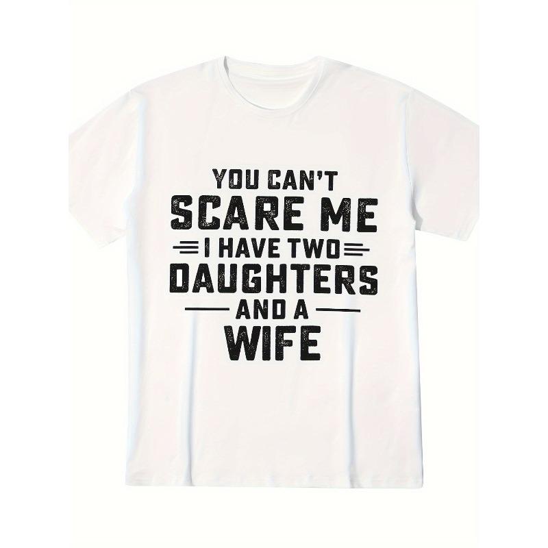 European Sizes  Trendy Men'S Short-Sleeve T-Shirt Featuring a Humorous Family Quote, Designed with Digital Prints