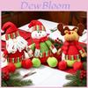 Christmas Plush Decorations With Snowman Santa Reindeer For Home Holiday Decor