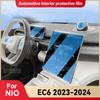 For NIO EC6 2023 2024 Car Interior Center Console Screen Protective Film Anti-scratch Repair Sticker Accessories