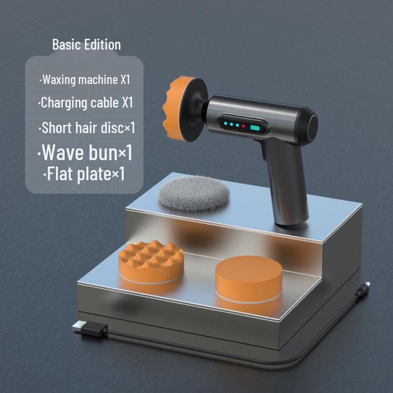 Wireless Car Polisher & Waxer with Digital Display for Home and Auto - Grinding & Sealing Glaze Tool