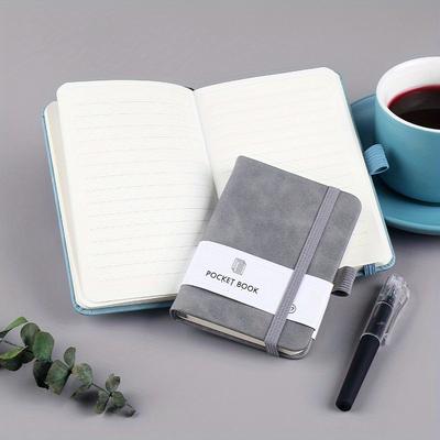 1PC A6 Mini Pocket Notebook with Pen, Portable Notebook with Inner Pages Perfect for Daily Notes, Office, Memo Book, Student Diary