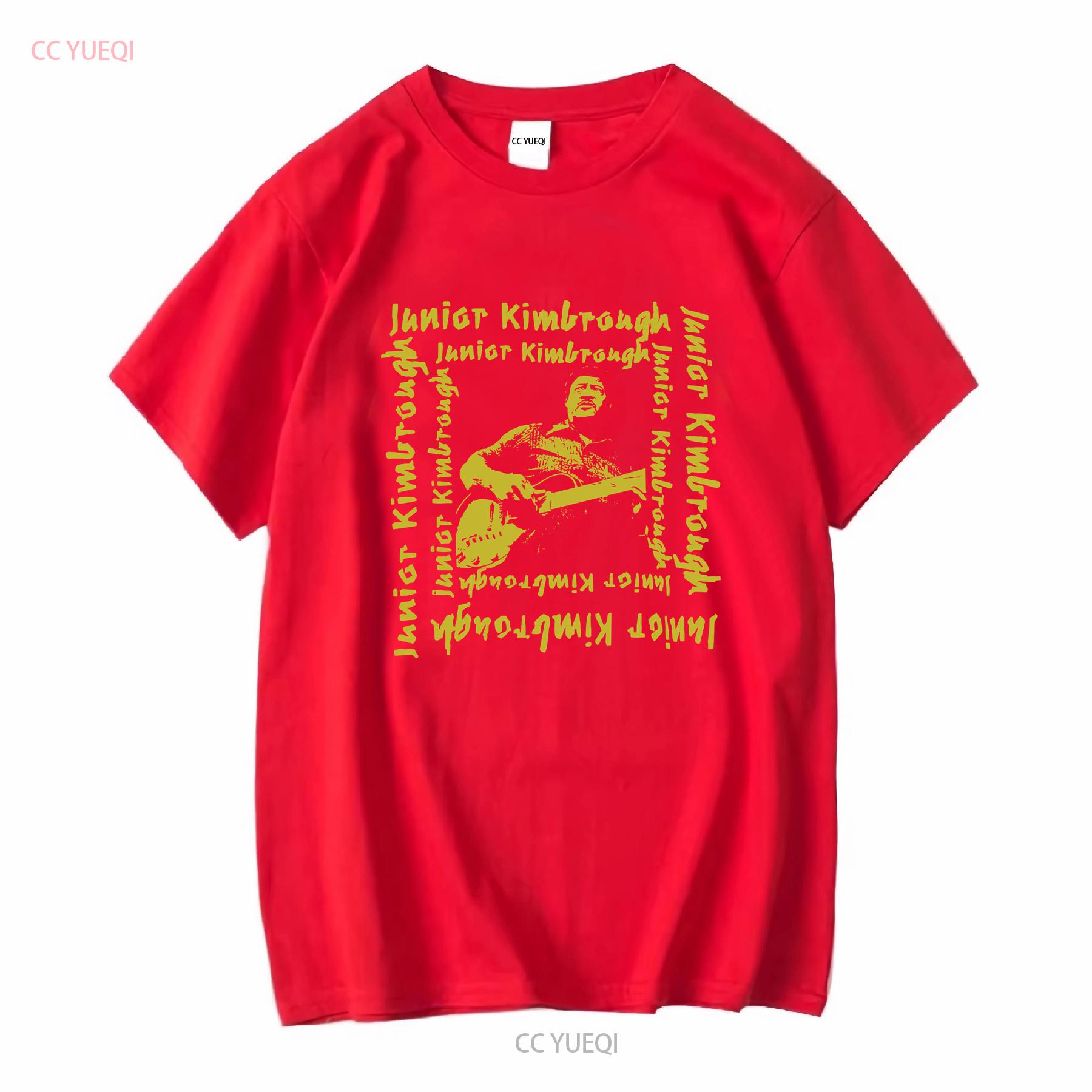 

Junior Kimbrough T Shirt long or short sleeves vintage Washed Casual designer clothes Unisex Soft Versatile streetwear homme S